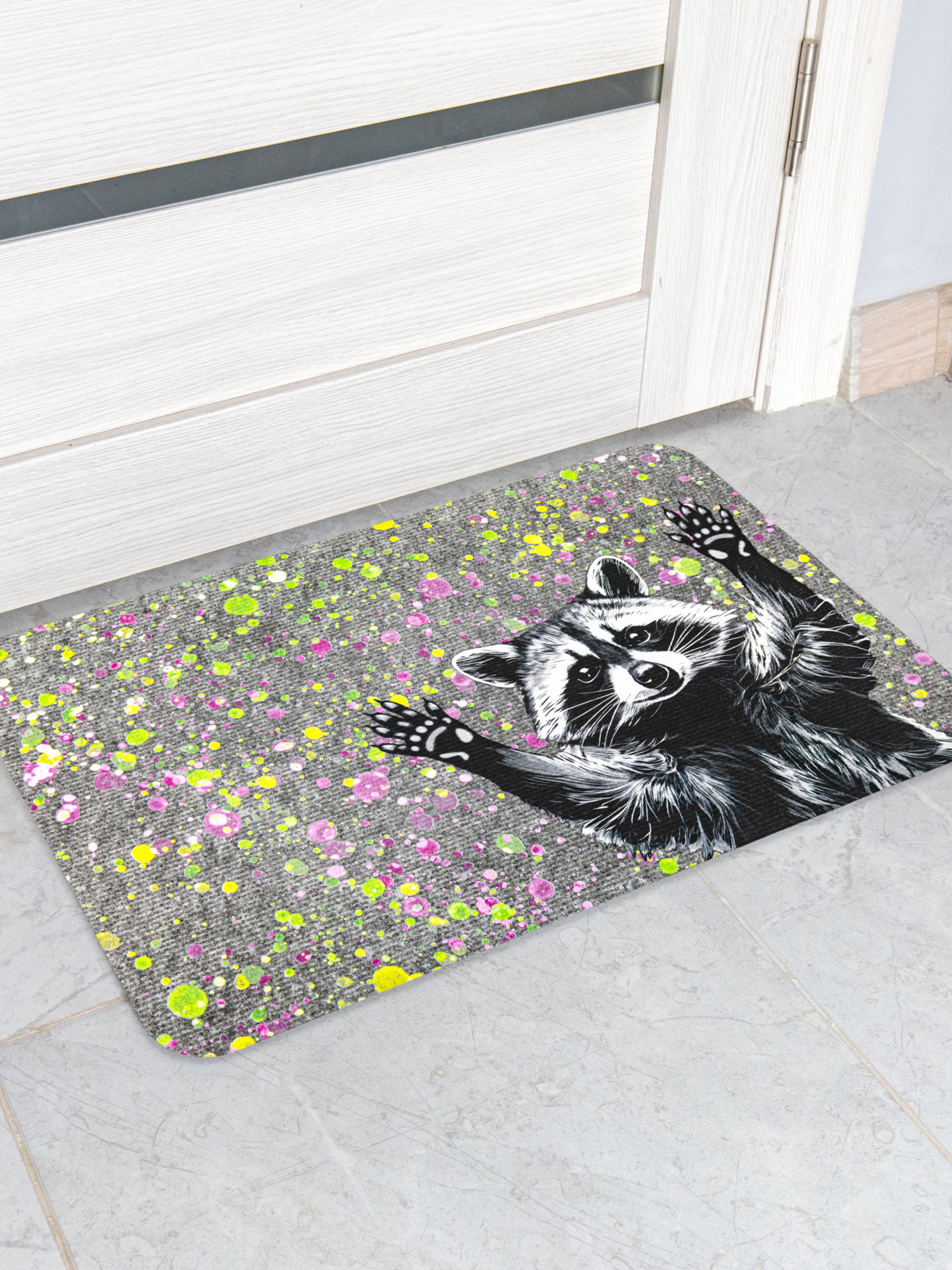 Ковёр придверный VILINA Енот 40 x 60 см 1 шт. - фото 6