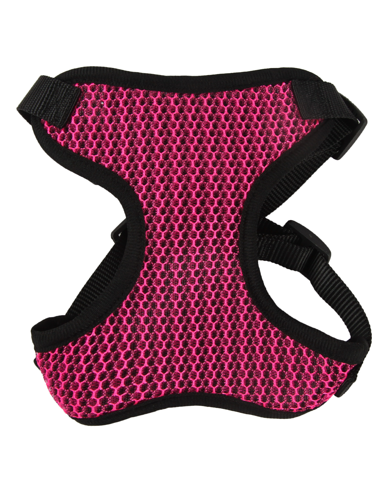 Шлейка-жилетка для собак Barbaks Розовая сетка М - фото 2