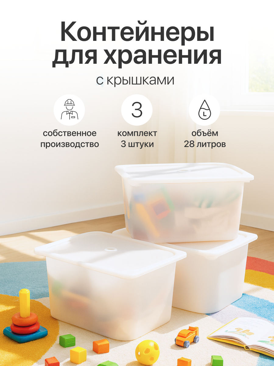 Контейнер для хранения be:plast Трофей - фото 1