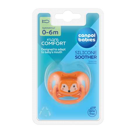 Пустышка Canpol Babies силикон от 0 мес. 1 шт.