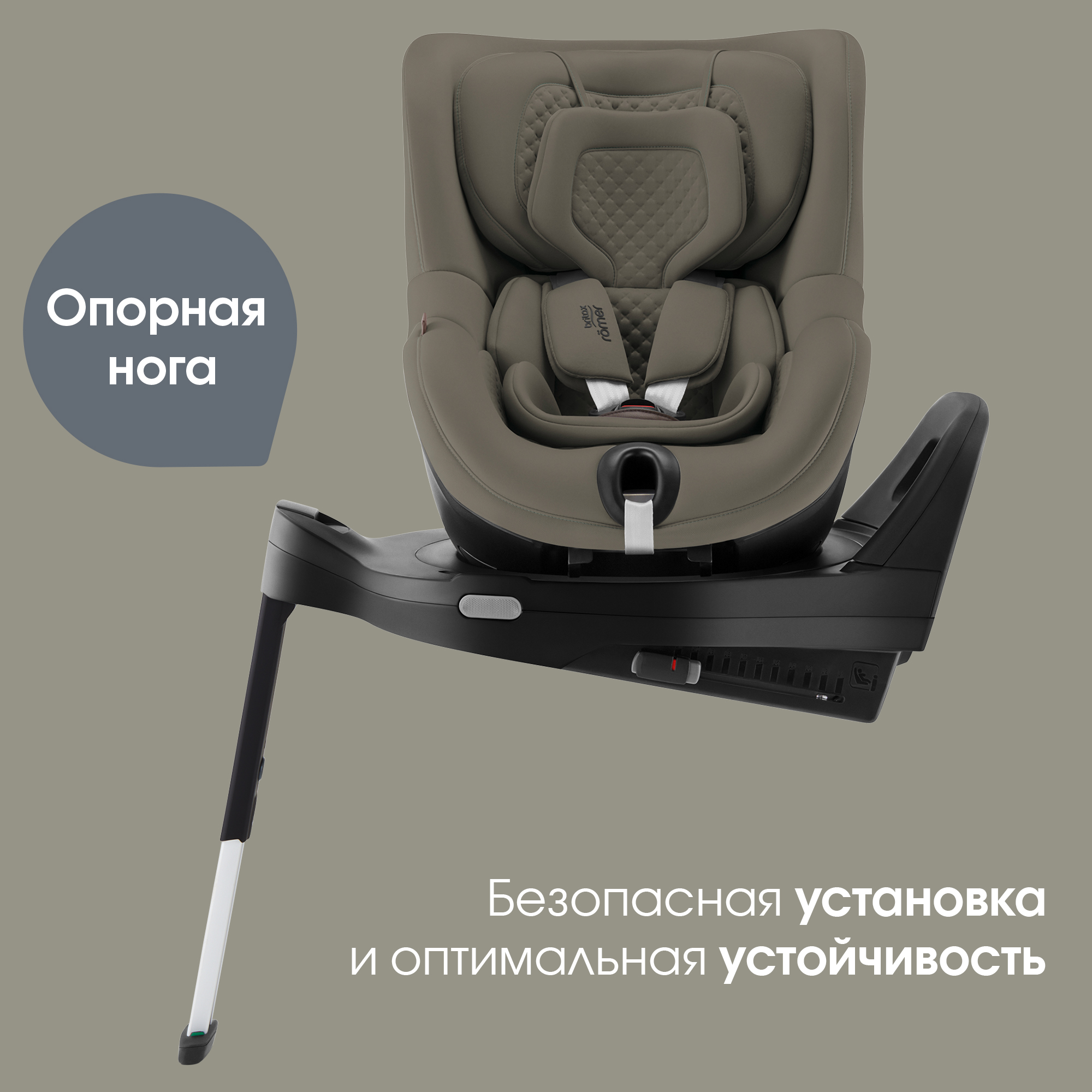 Автокресло Britax Roemer Dualfix Pro M Lux Urban Olive Isofix 0+/1 (0-18 кг) хаки - фото 10