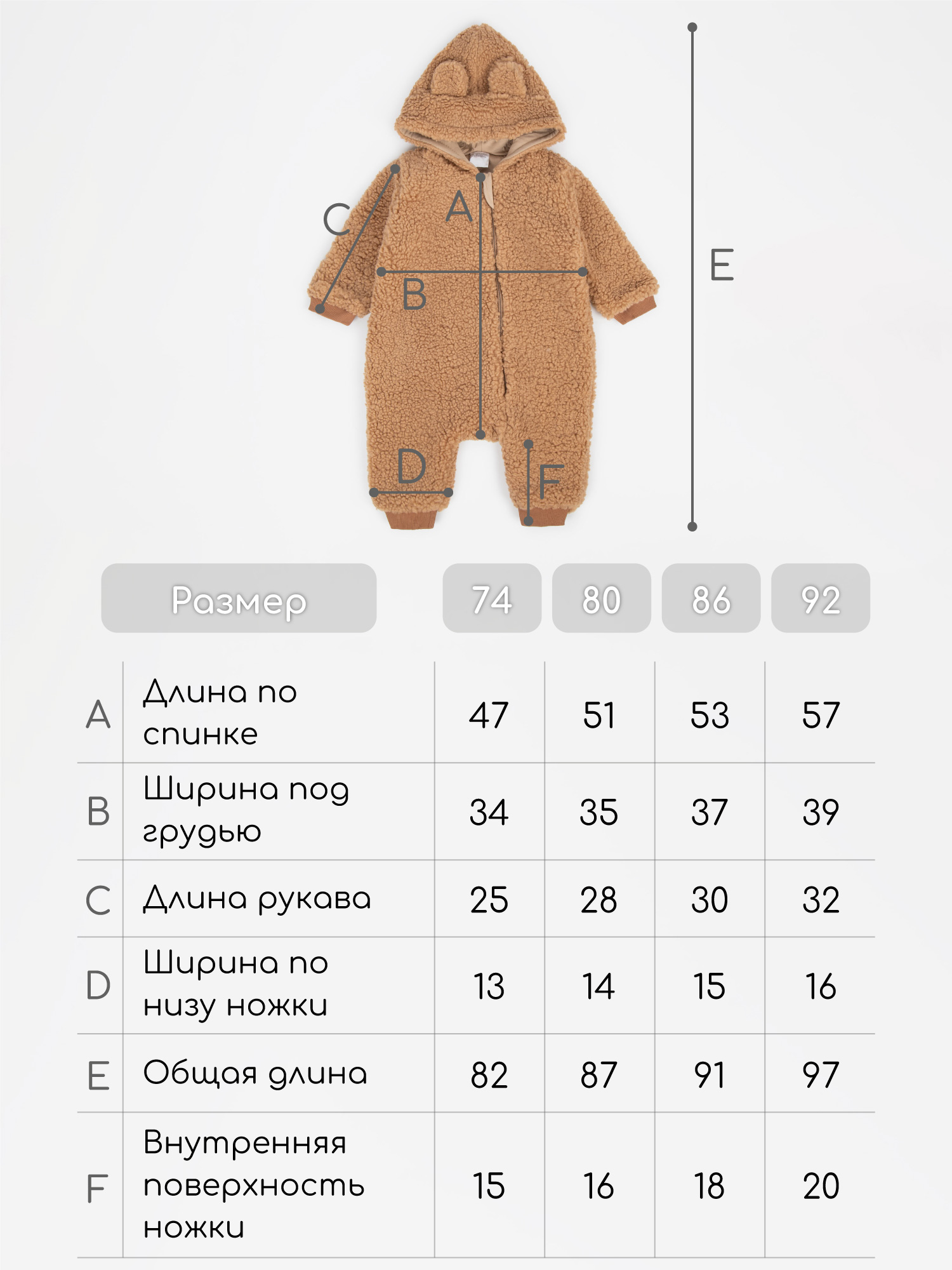 Комбинезон Amarobaby AB-OD24-P502/12 - фото 13