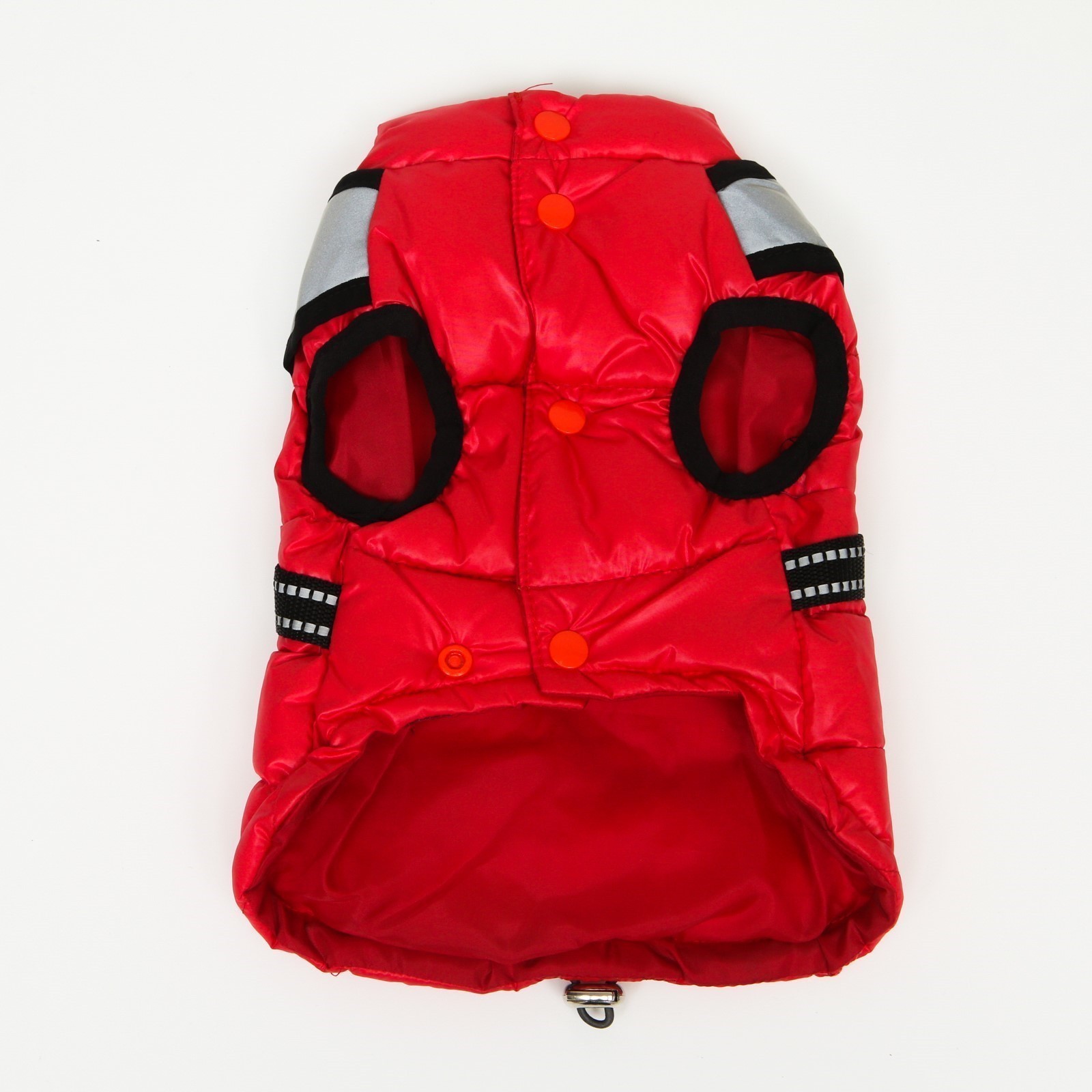 Куртка для собак Sima-Land со светоотражающей шлейкой розовая - фото 4