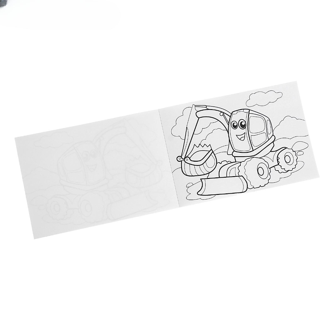 Комплект раскрасок Буква-ленд 100 листов Транспорт - фото 3