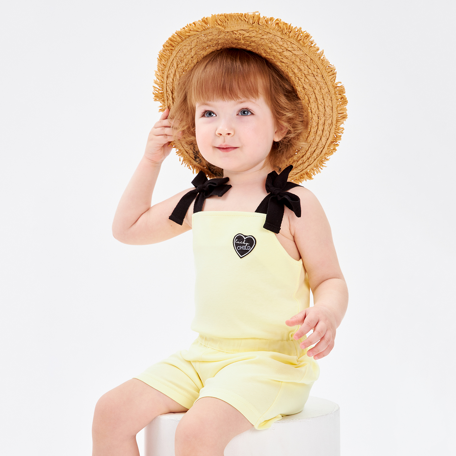 Полукомбинезон Lucky Child 143-31/светло-желтый/2-12 - фото 7