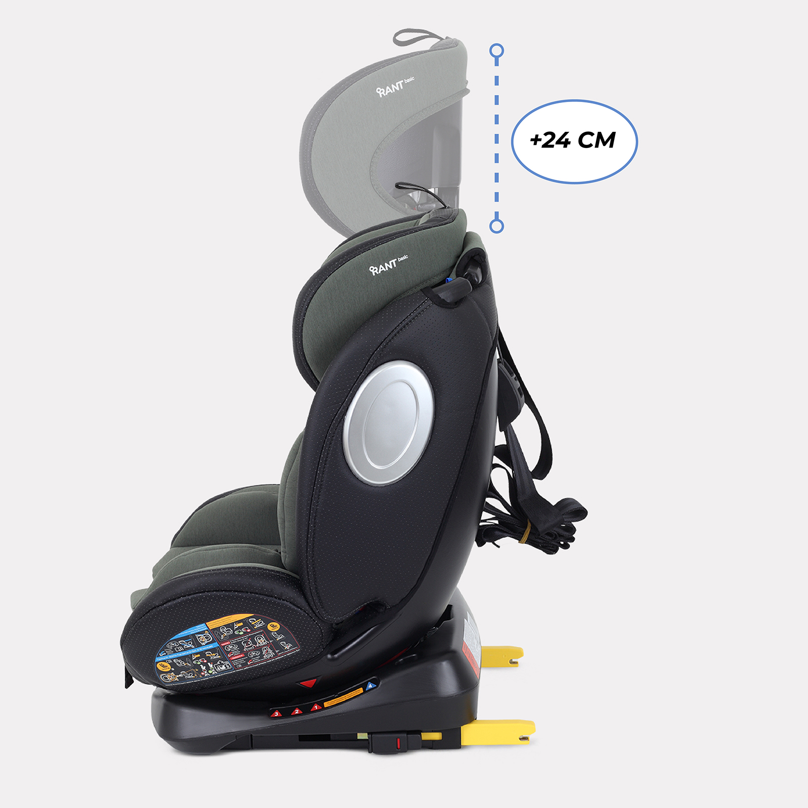 Автокресло Rant Basic Twist Pro Isofix 0+/1/2/3 (0-36 кг) - фото 6