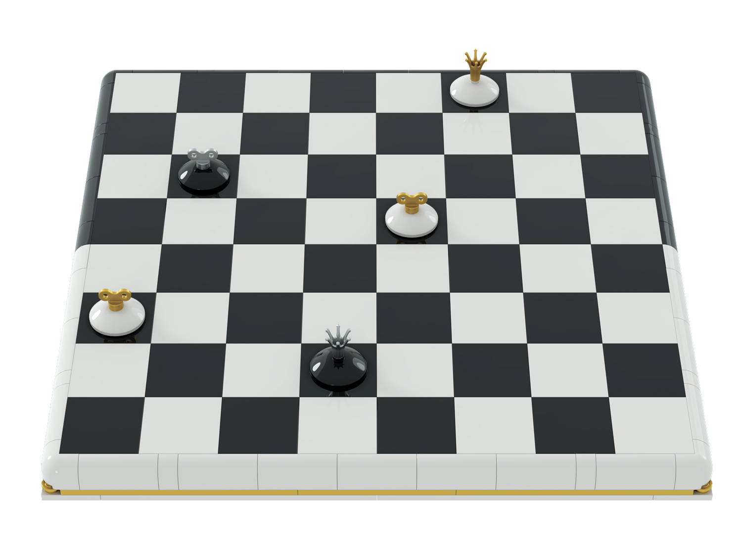 Конструктор brick labs Шахматы и шашки 2 в 1 577 дет. - фото 10