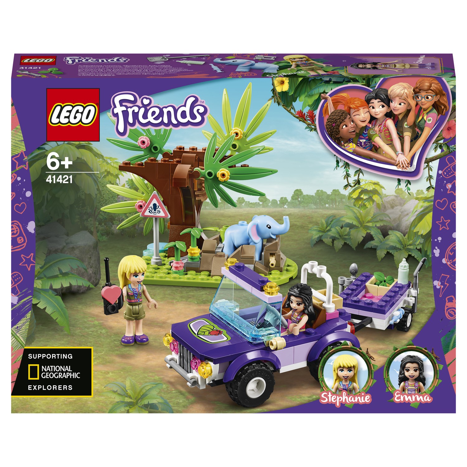 Конструктор LEGO Friends Спасение слонёнка - фото 2