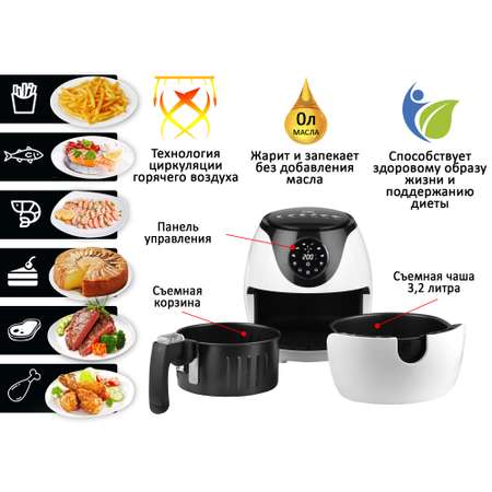 Аэрогриль GFGRIL GFA-3200 Rapid Air