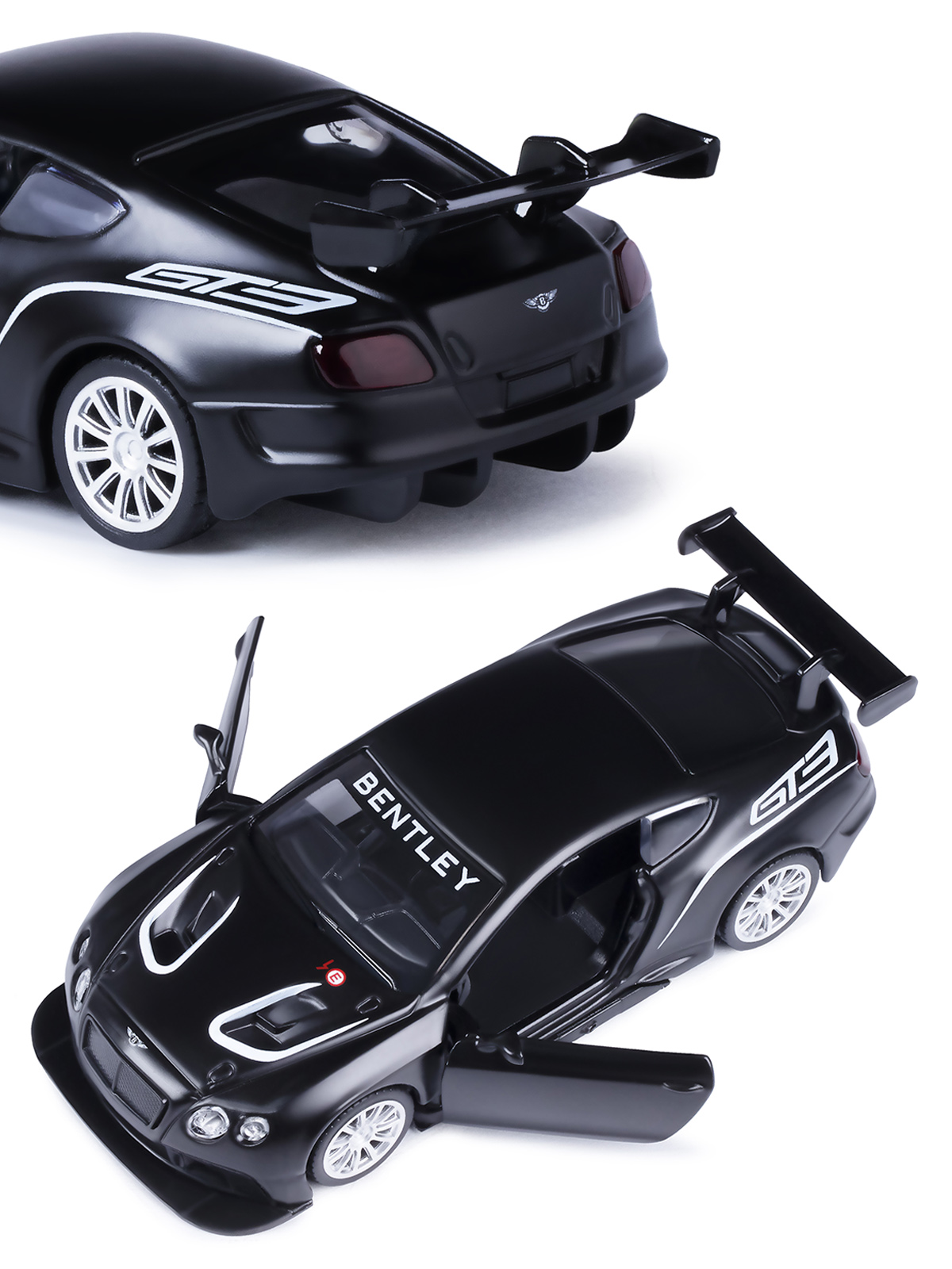 Автомобиль АВТОпанорама Bentley Continental GT3 1:43 JB1251556 - фото 9