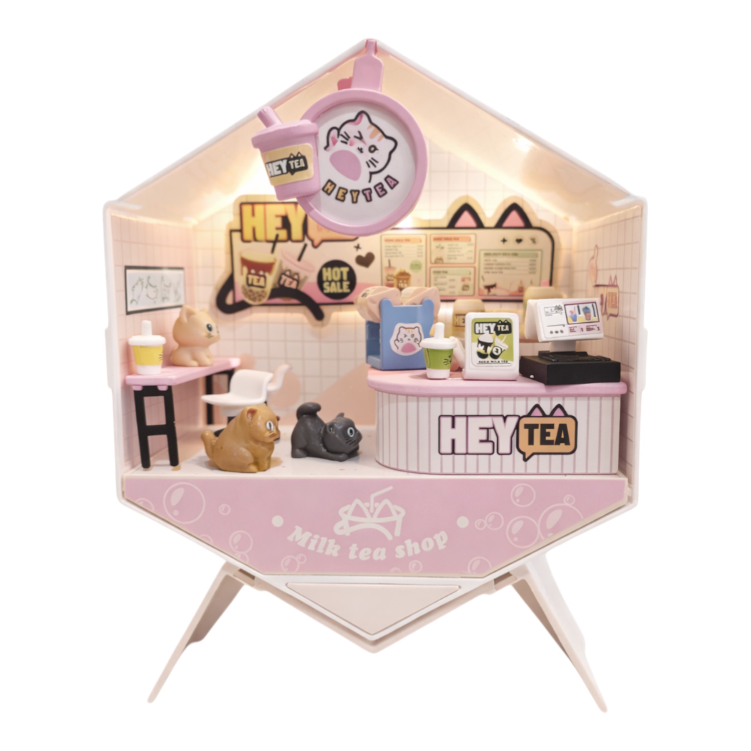 Конструктор KiddiePlay Домик с 3 котиками - фото 5