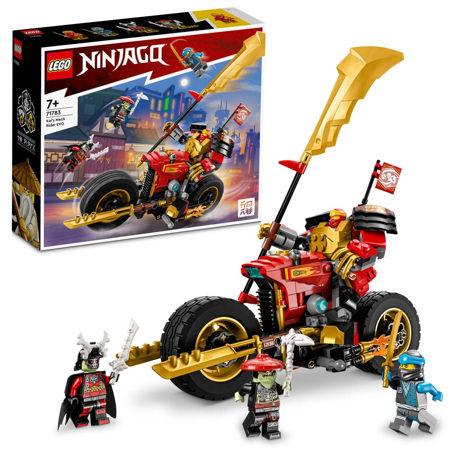 Конструктор LEGO NINJAGO Kais Mech Rider 312 дет. - фото 1