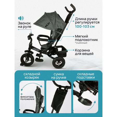 Трехколесный велосипед Velobibi 10 дюймов