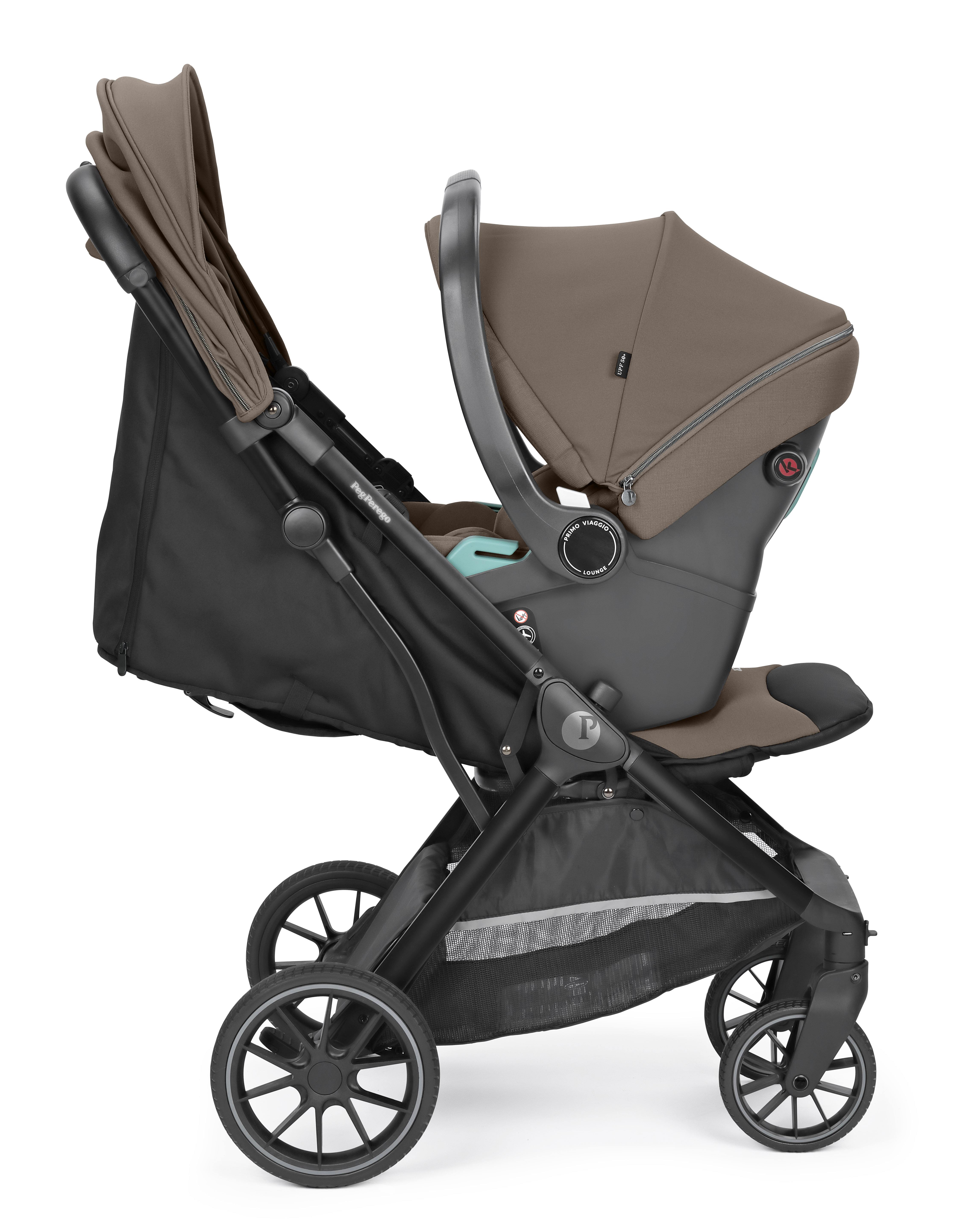 Коляска прогулочная Peg-Perego X-Country бежевый - фото 8