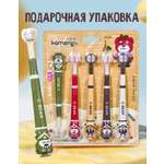 Зубная щетка классическая MIKOLIFE от 3 лет 5 шт.