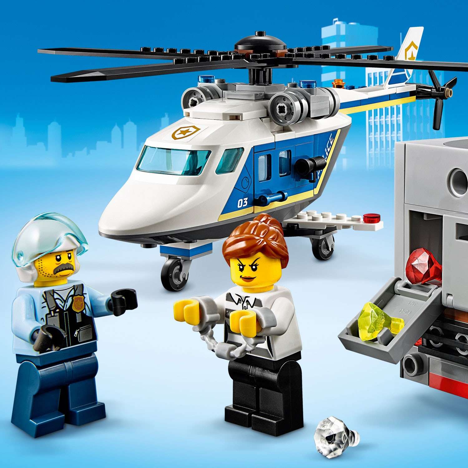 Конструктор LEGO City Police Погоня блочный - фото 14