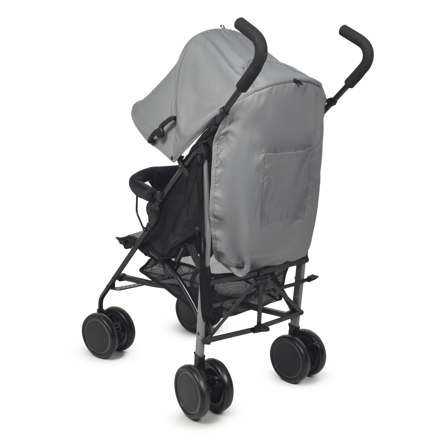 Коляска прогулочная BabyGo Ellipse New серый - фото 3