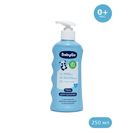 Гель для купания BabyGo Календула и Пантенол 250 мл 1 шт.