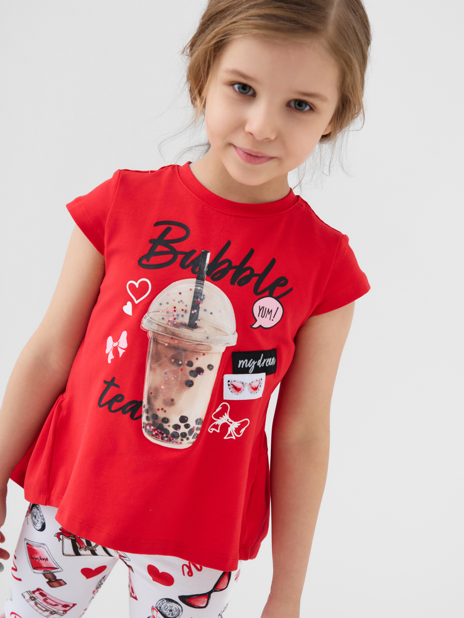 Футболка и леггинсы PlayToday 12622148 - фото 2