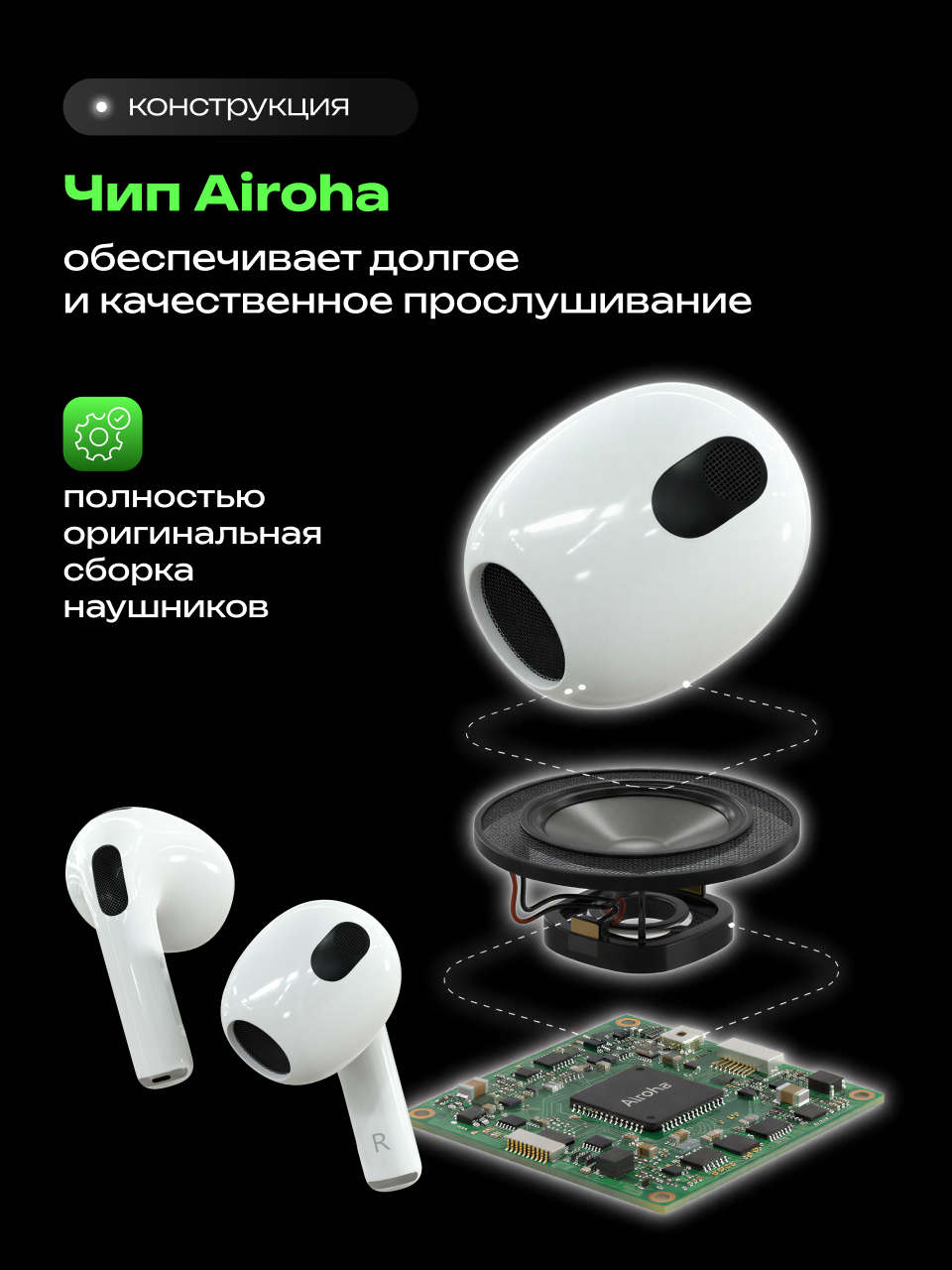 Наушники TWS More Choice БВ11 - фото 4