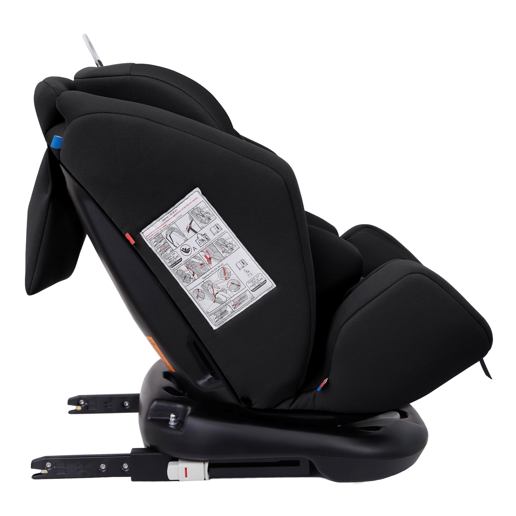 Автокресло Еду-Еду Isofix 0+/1/2/3 (0-36 кг) черный - фото 5