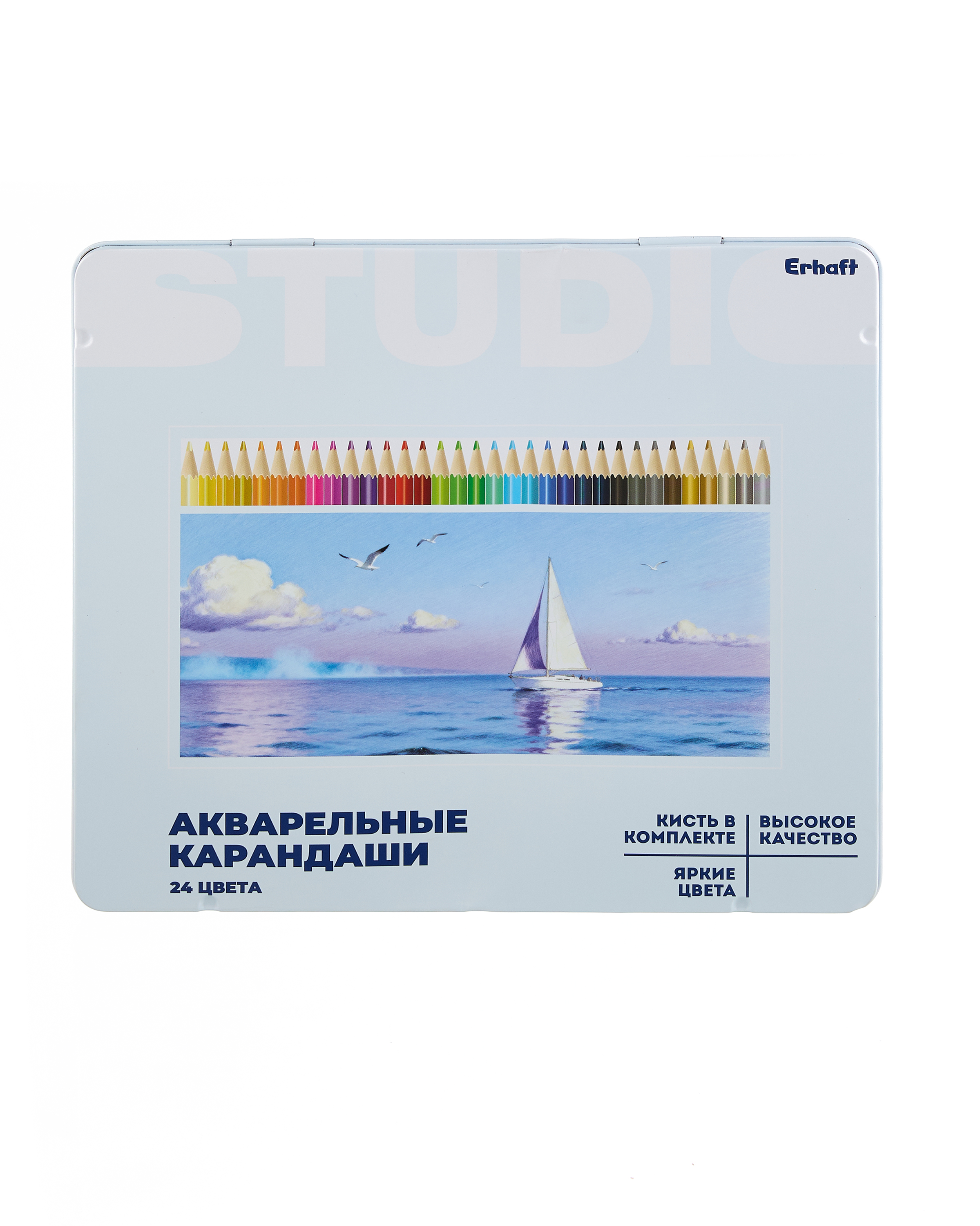 Карандаши акварельные Erhaft 24 шт. - фото 1