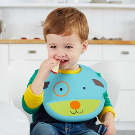 Нагрудник Skip Hop силикон