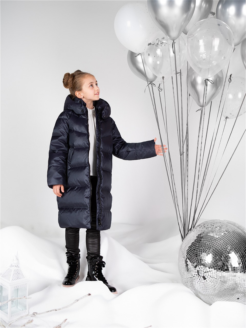 Пальто Arctiline Мартина-1 67881- DW-24 Темно-синий - фото 4