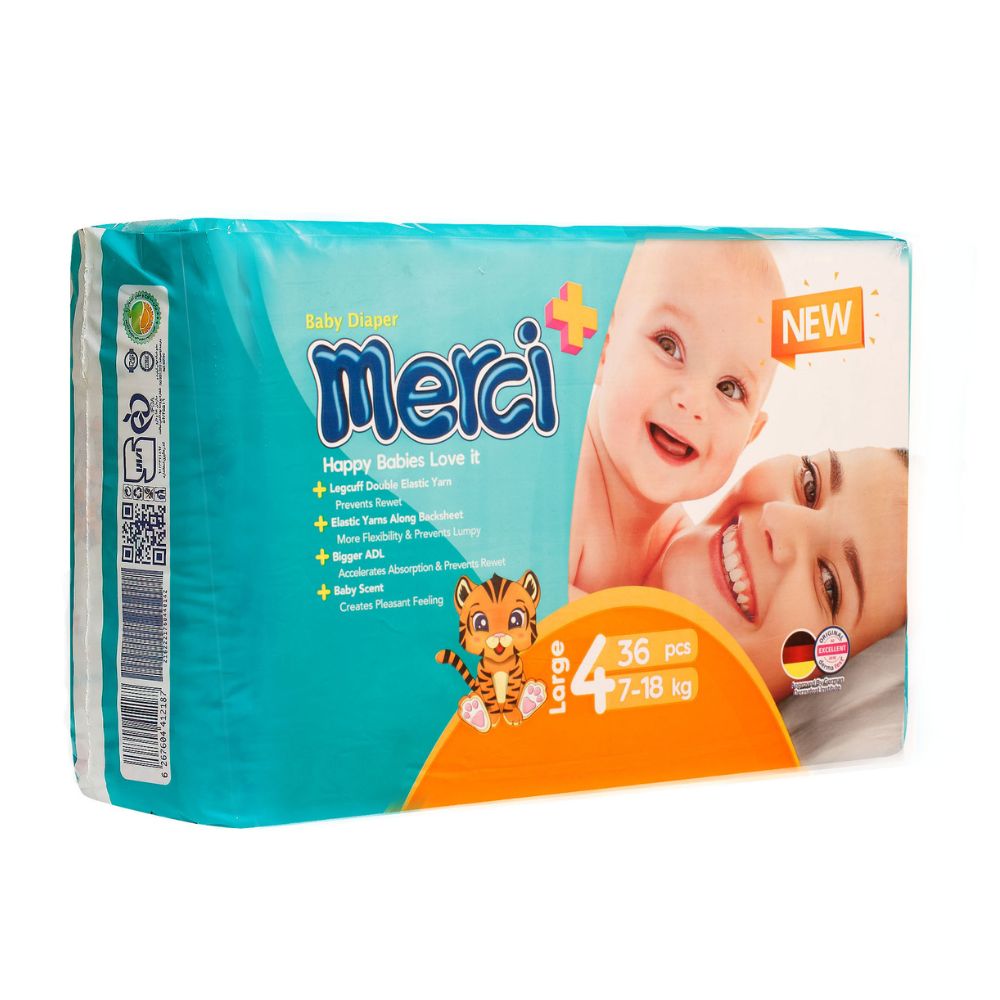 Подгузники Merci 4 36 шт. - фото 2