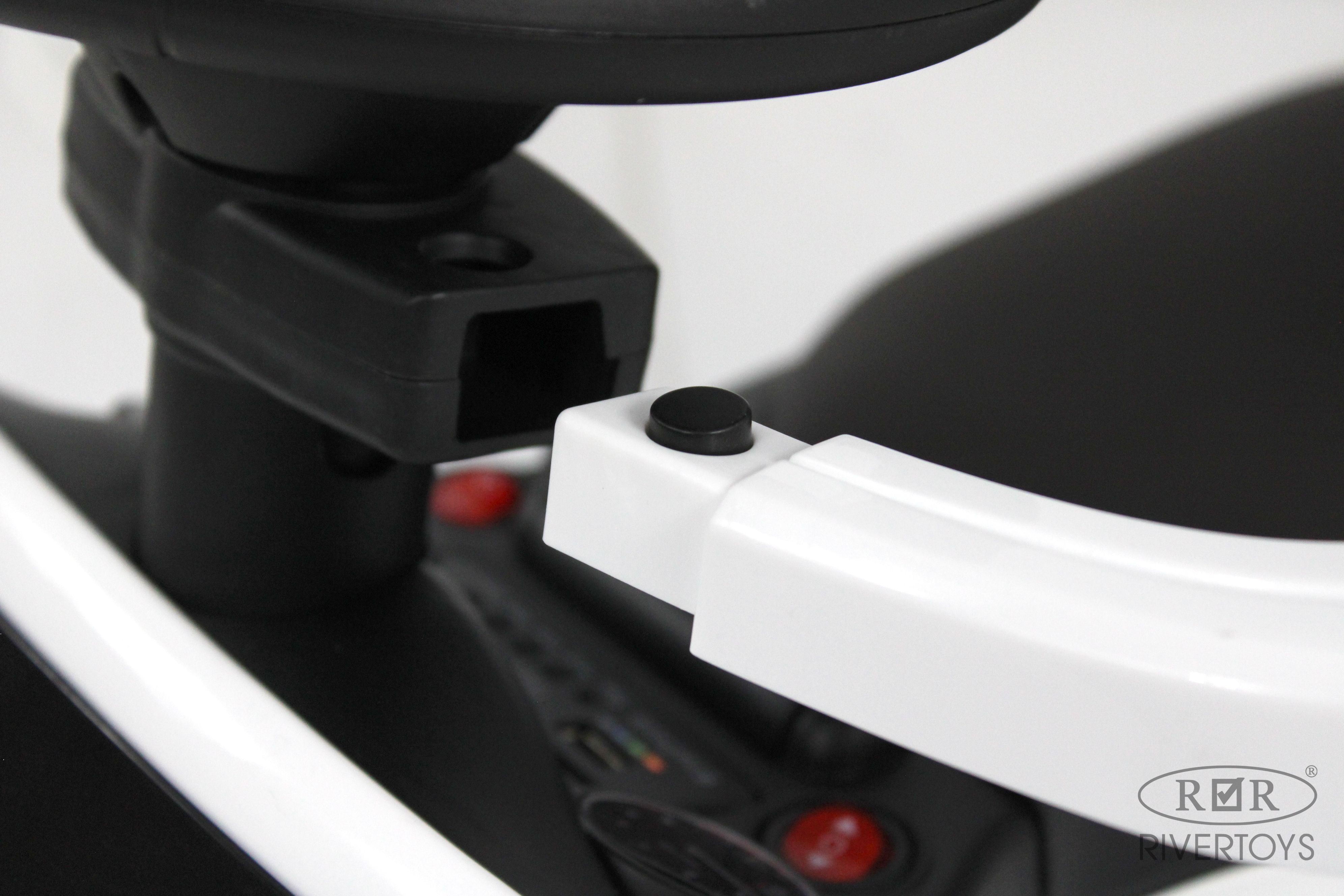 Электромобиль RIVERTOYS Toyota Z002ZZ-A-WHITE С пультом ДУ - фото 15