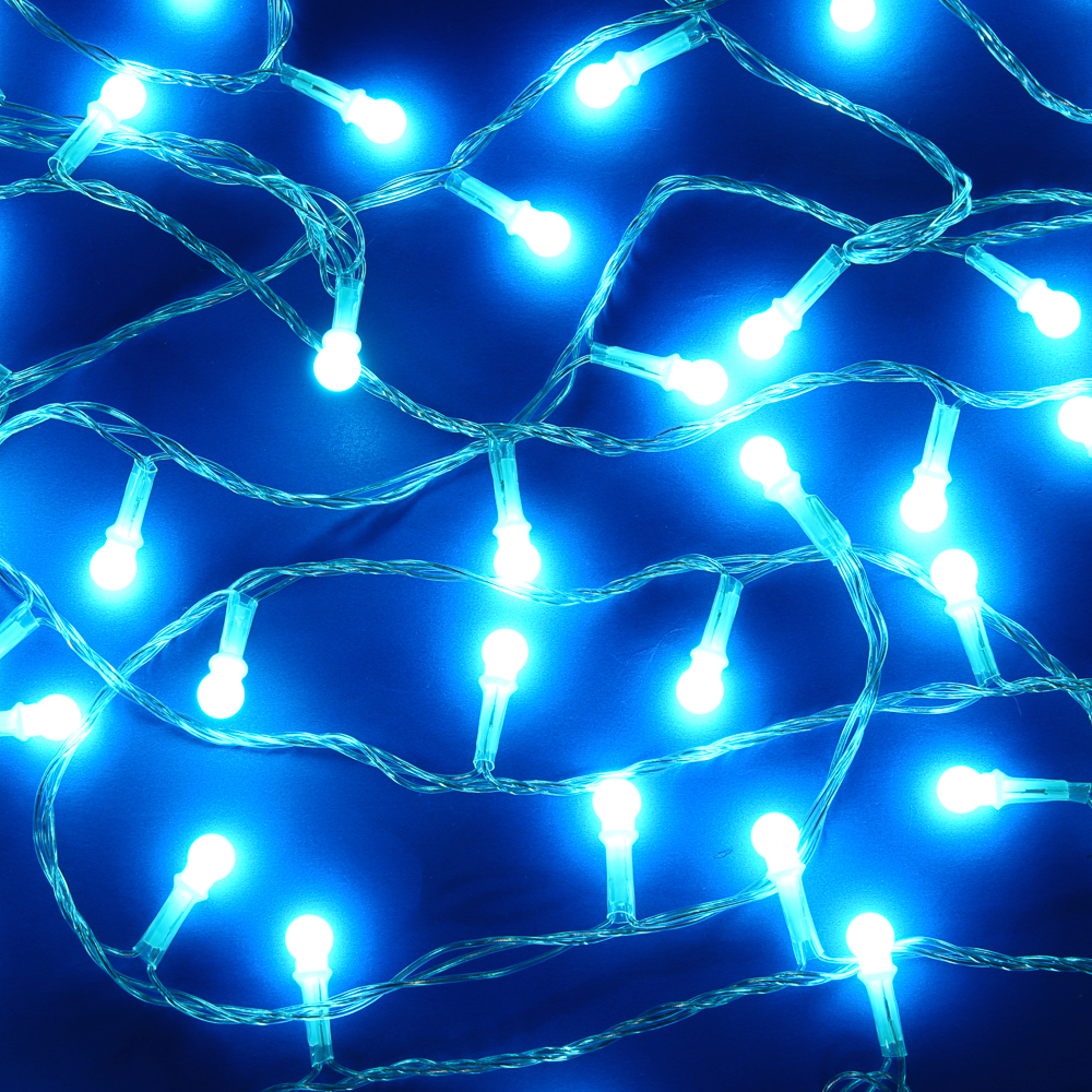 Светодиодная гирлянда Сноубум Вьюн 10 метров 100LED 8 режимов - фото 1