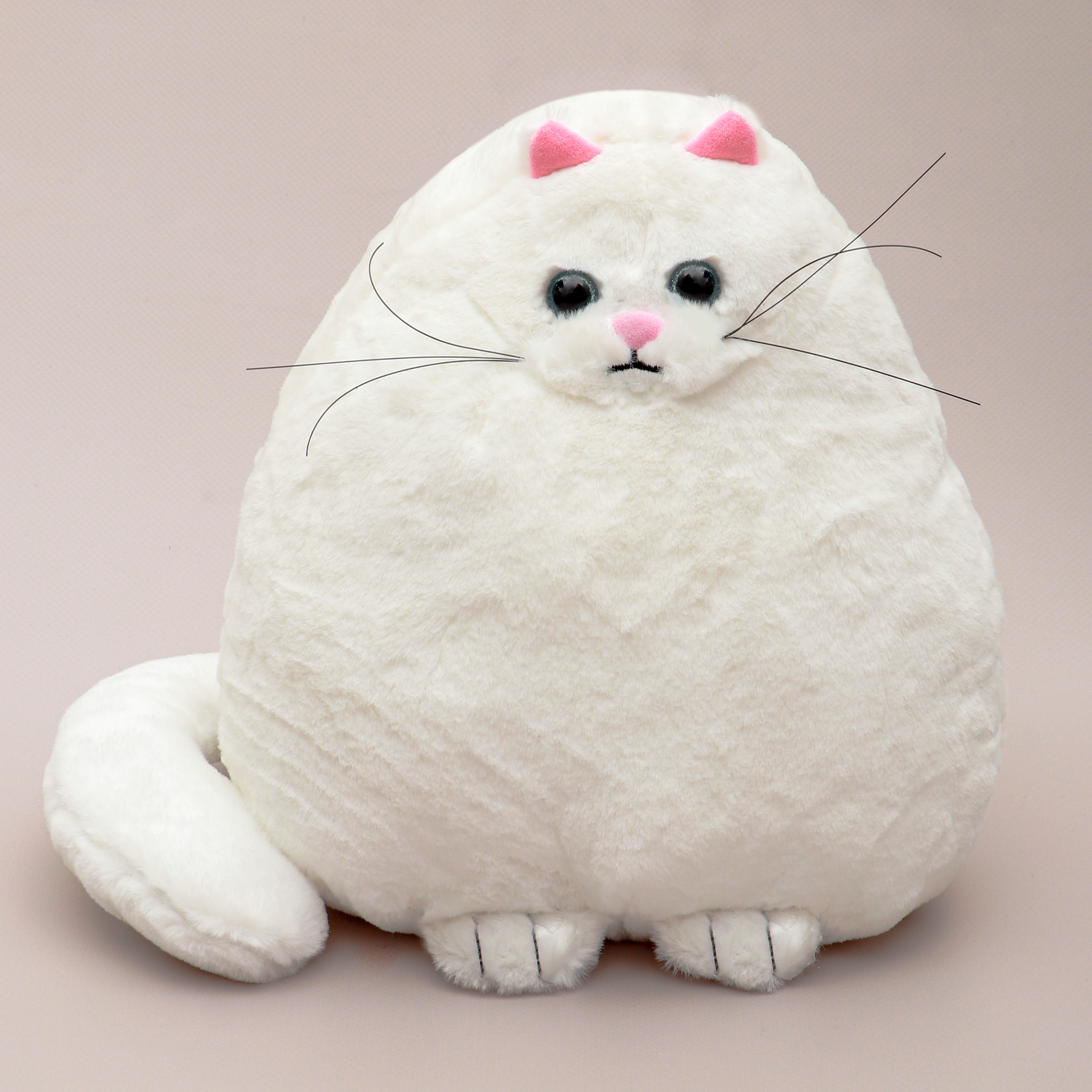 Игрушка мягкая ЭВРИКА Кот Облачко белый - фото 1