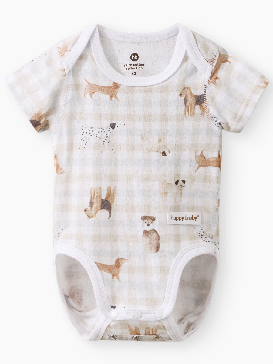 Боди 2 шт Happy Baby 90154-0_beige-dog - фото 15