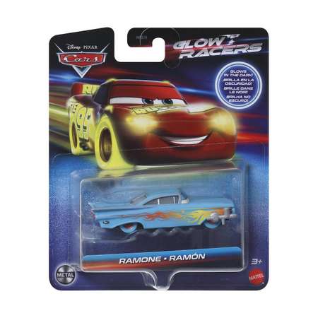 Автомобиль Disney Pixar Cars Glow Racers Ramon голубой