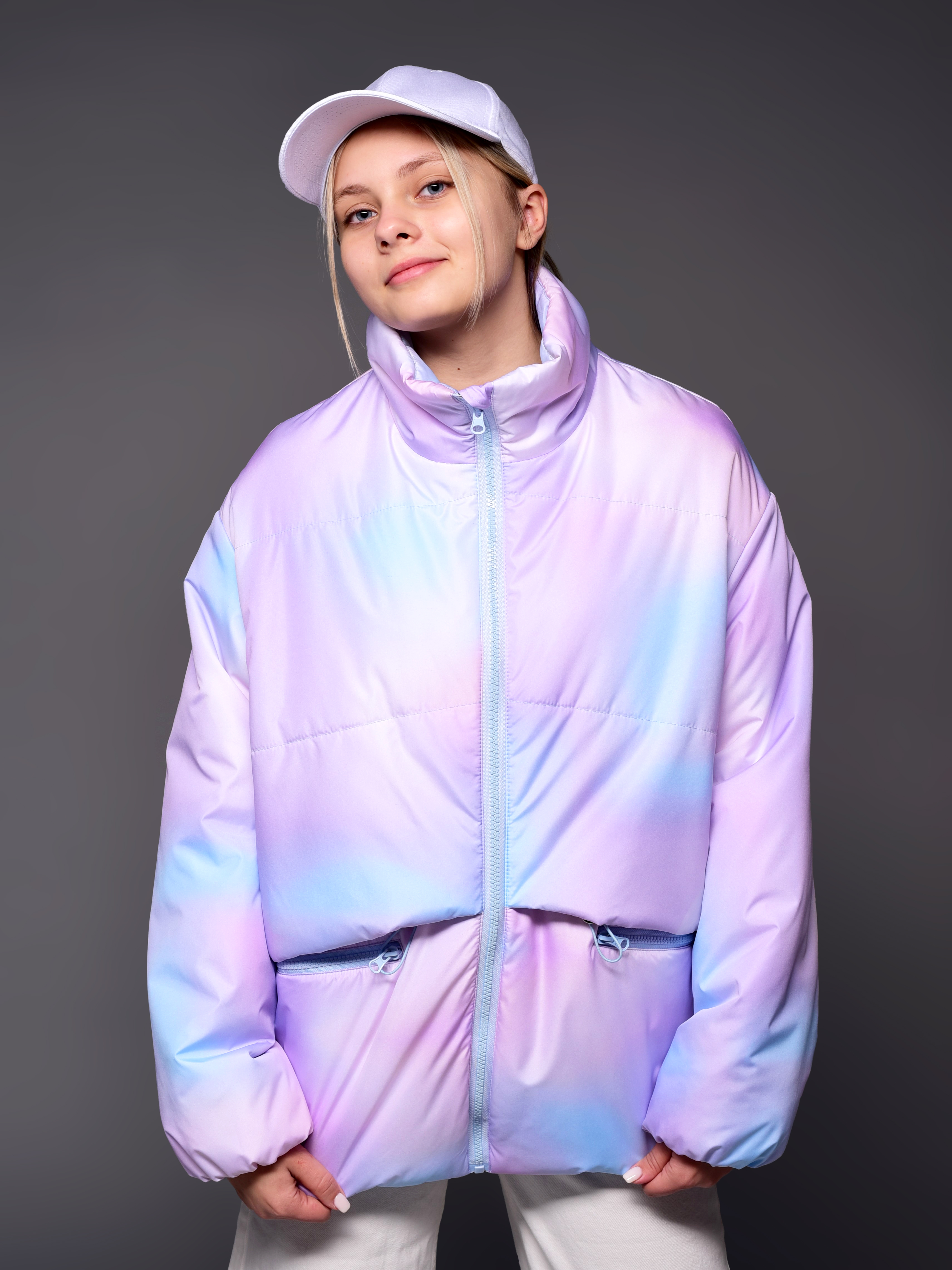 Куртка Аврора 1105-Д/принт-акварель - фото 8