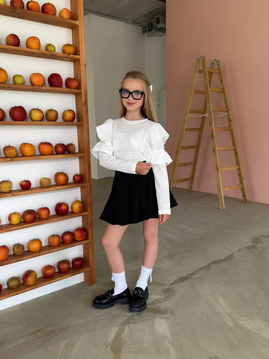 Блузка Locality Kids БЗ02/white - фото 6
