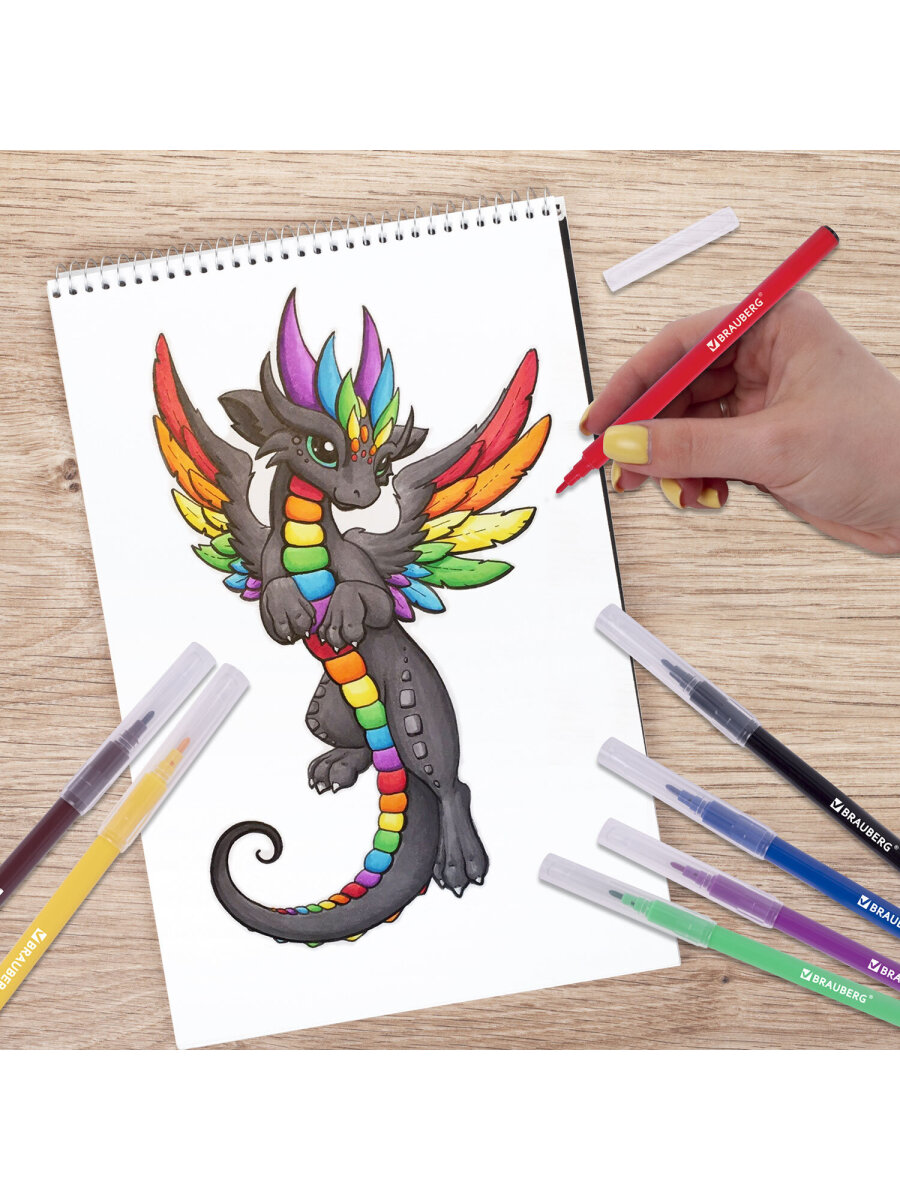 Фломастеры Brauberg - фото 6