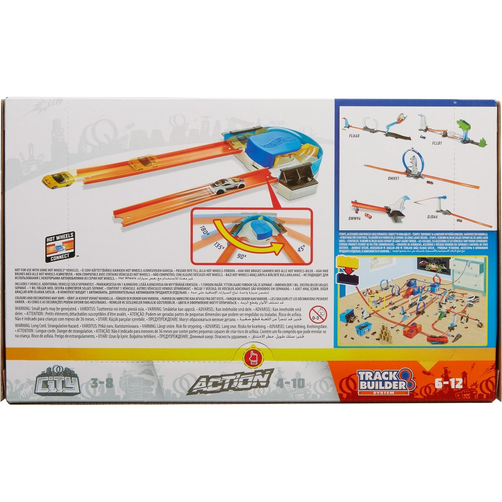 Базовый набор Hot Wheels аксессуаров для трека с машинкой в ассортименте DNH84 - фото 21