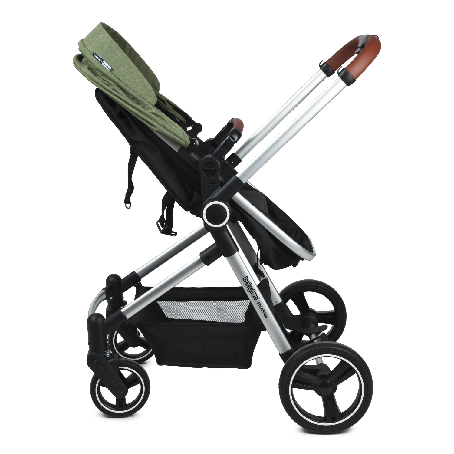 Коляска трансформер Babyton FlexiRide Black-Green - фото 15