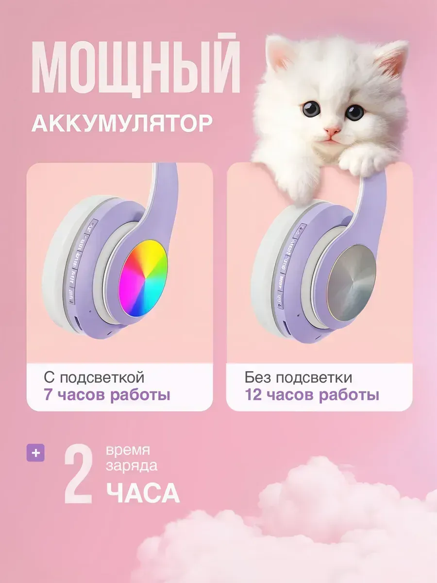 Наушники накладные ТОТОША Наушники детские беспроводные - фото 4