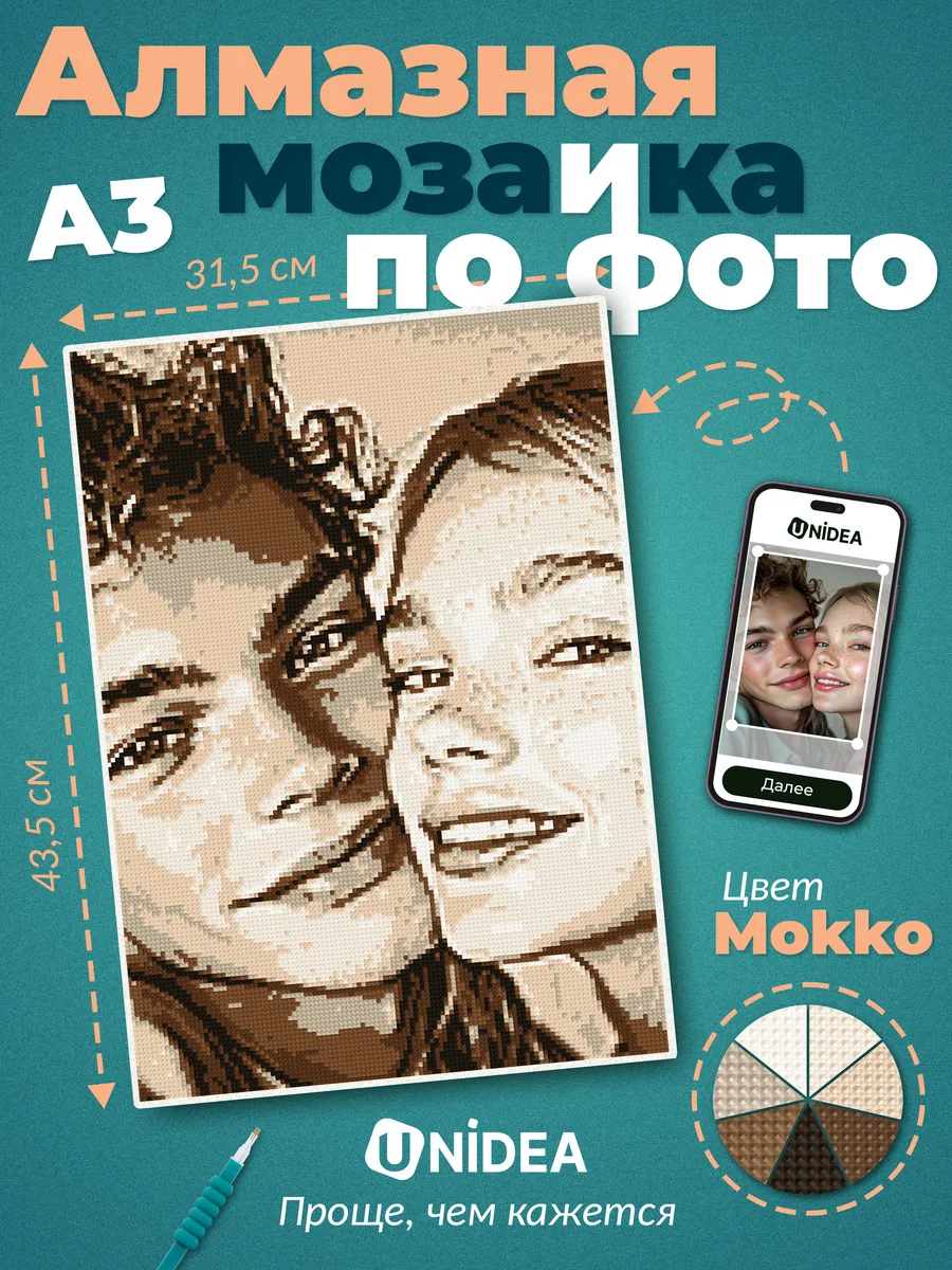 Алмазная мозаика UNIDEA Mokko - фото 1