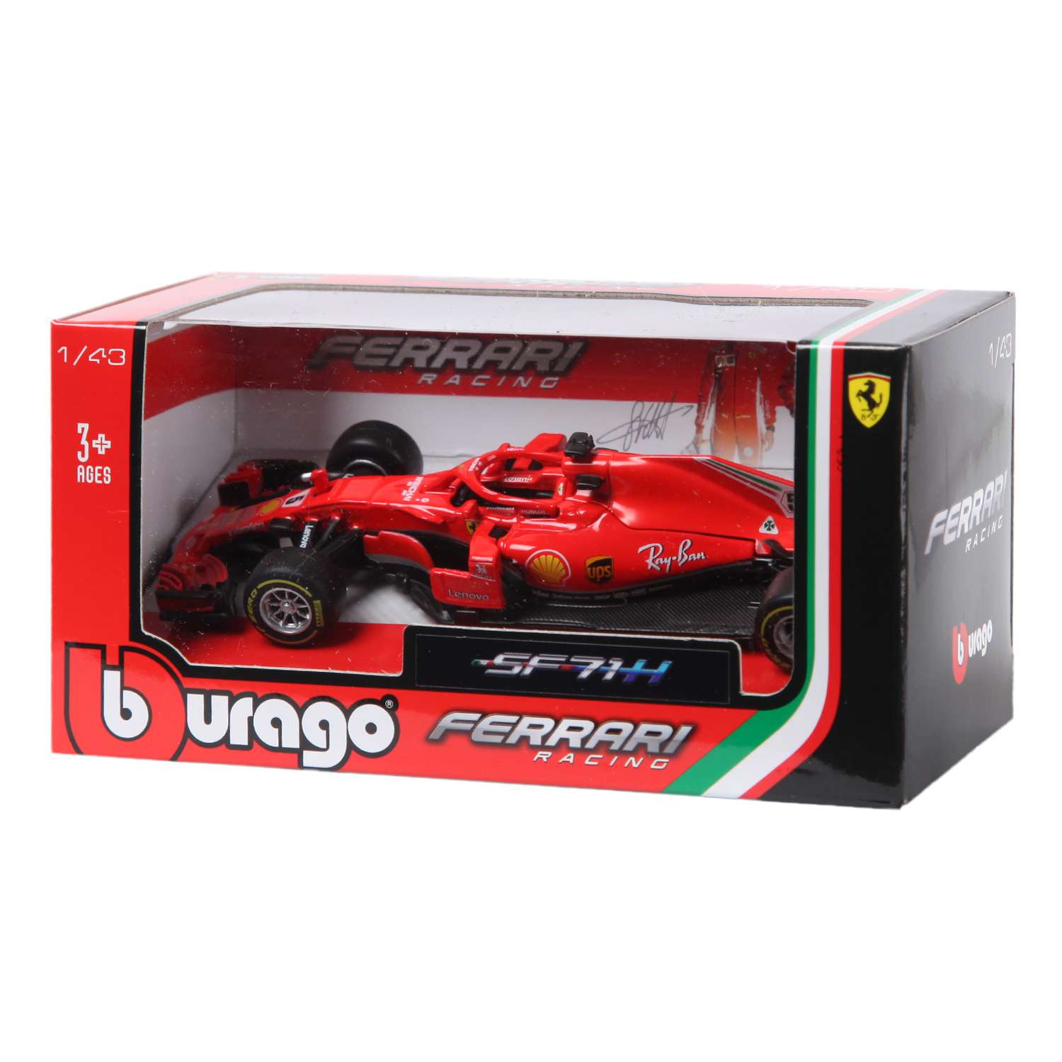 Автомобиль BBurago Ferrari Racing F71-h 18-36809W 1:43 18-36809W - фото 2