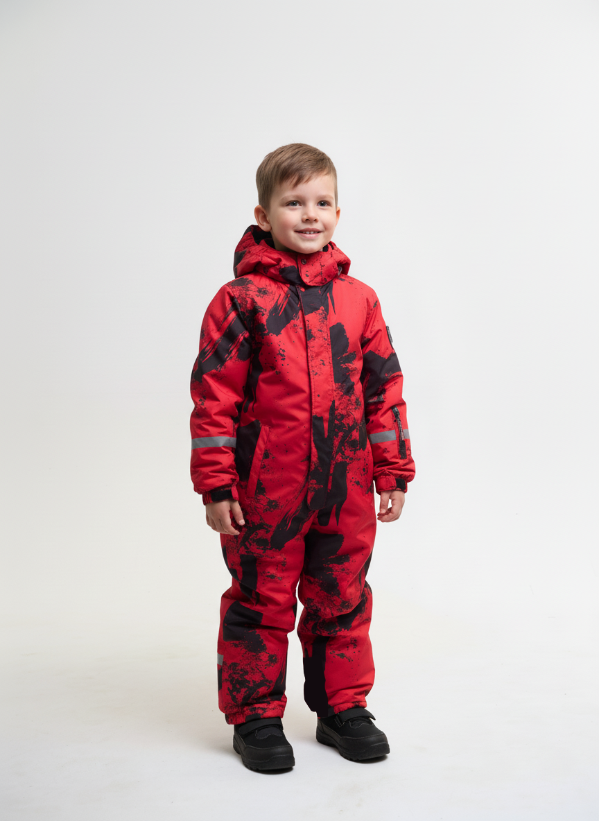 Комбинезон Saimaa Glo-12 красный с черным - фото 1