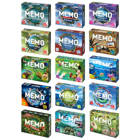 Настольная игра Нескучные игры Мемо