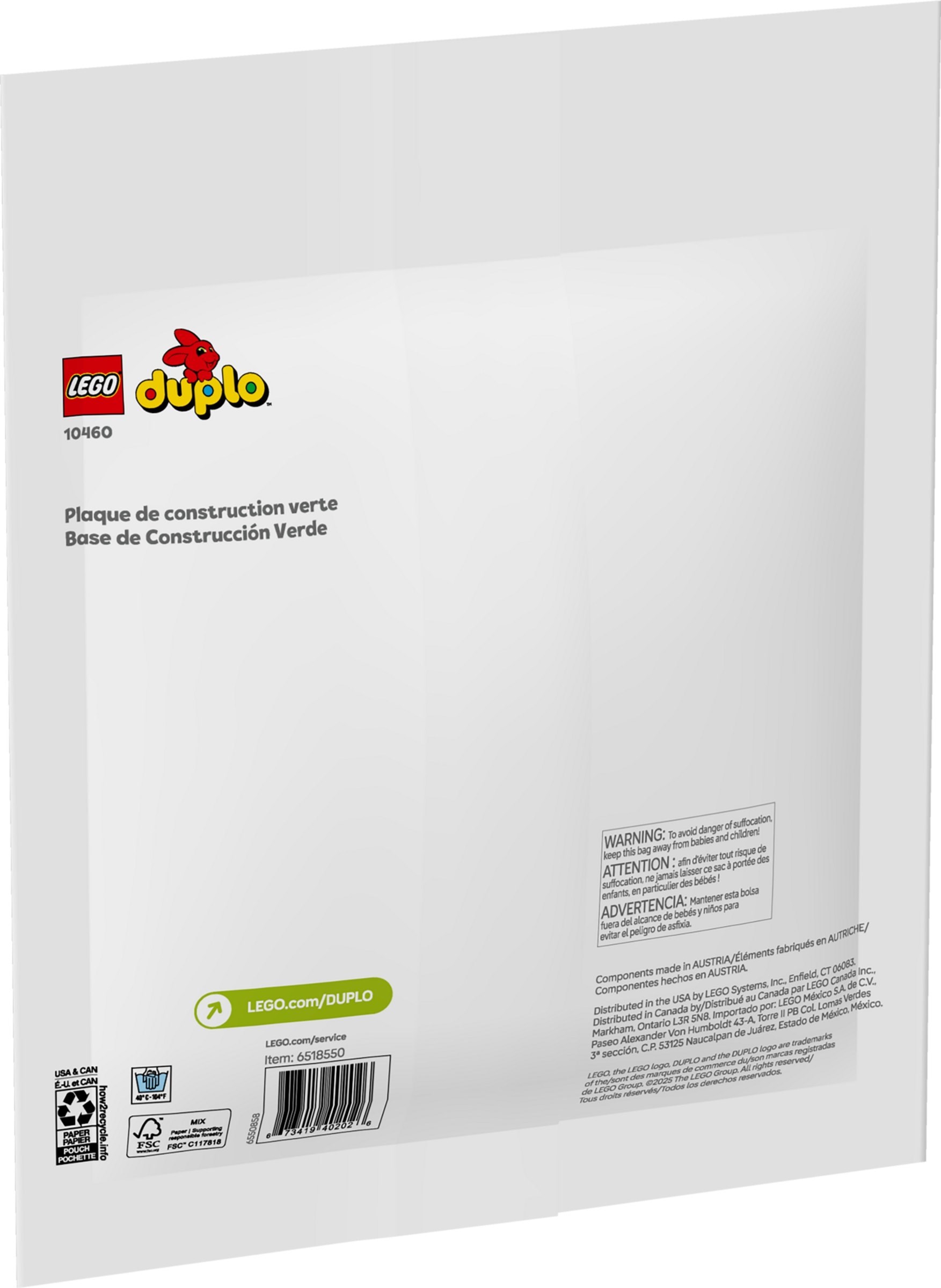 Конструктор LEGO DUPLO 10460 1 дет. - фото 2