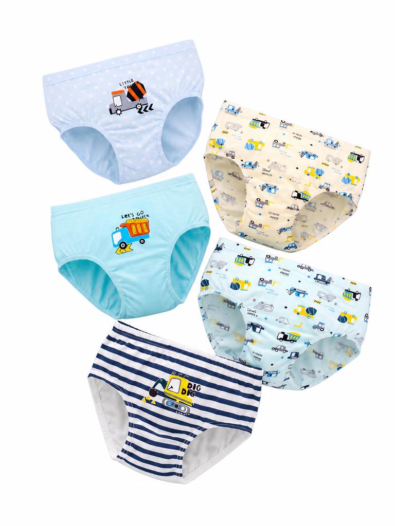 Трусы 5 шт Bambooland Pantie-constructioncars - фото 1