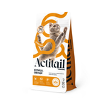 Корм сухой полнорационный Actitail с курицей и добавлением овощей для стерилизованных кошек 350г