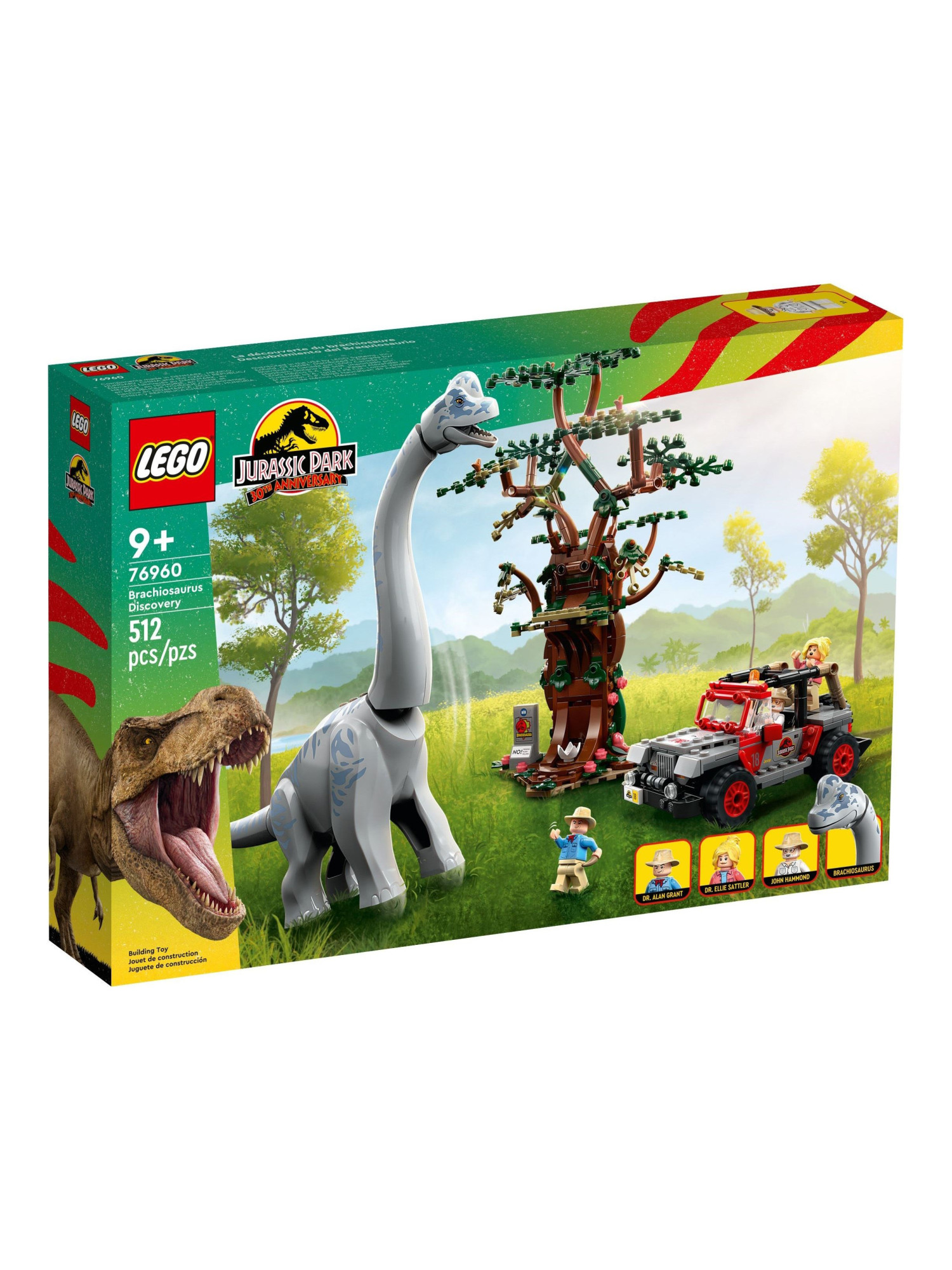 Конструктор LEGO Jurassic World Встреча с Брахиозавром 512 дет. - фото 1