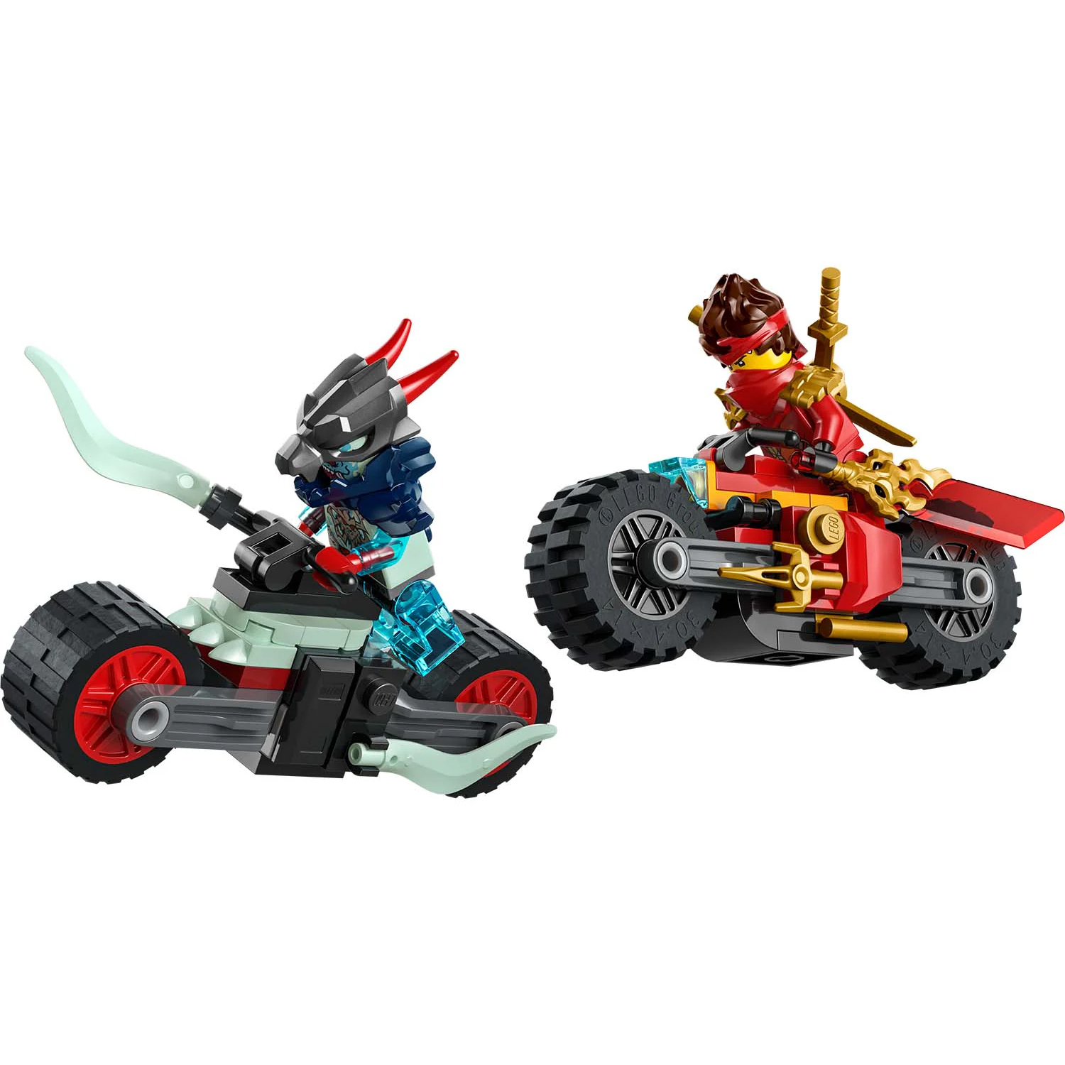 Конструктор LEGO NINJAGO Гонка на мотоцикле Кая 79 дет. - фото 4