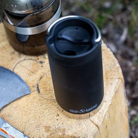 Термокружка Klean Kanteen TKWide Cafe Cap 12oz 355 мл Black